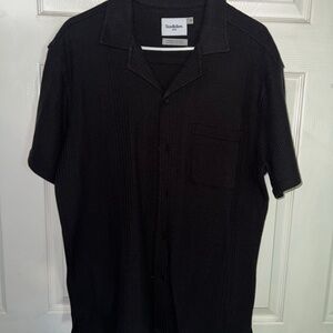 Goodfellow & Co Black Casual Button Down Shirt